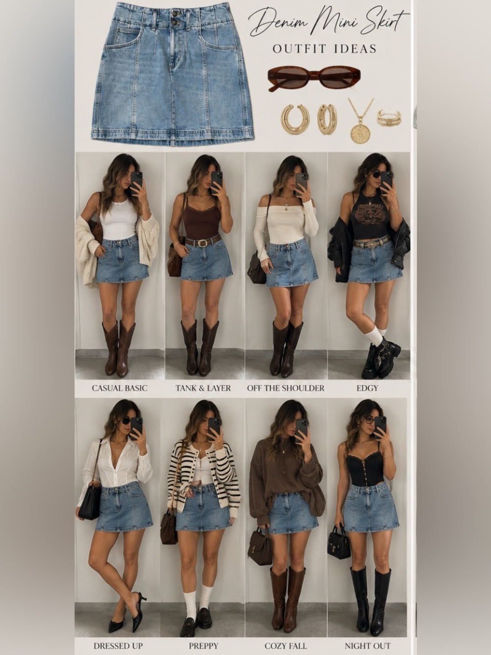 Vintage 1990s Lee high-waisted denim mini skirt
